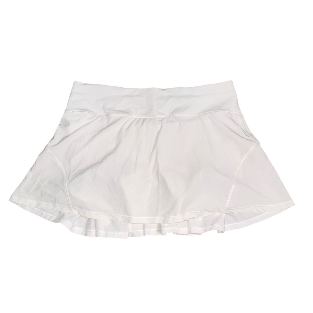 Lululemon Pleated Circut Breaker Skort Women White Pleated Athletic Running